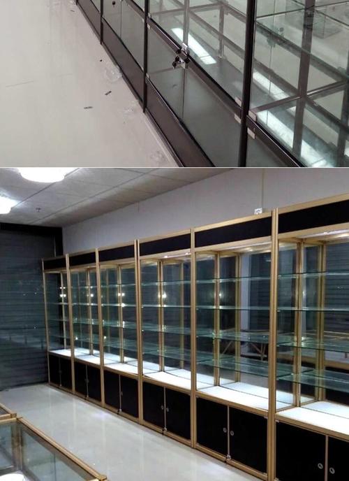 玻璃展示柜奖牌奖杯展柜样品货柜模型柜台饰品陈列柜产品展架12035180